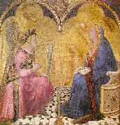 Ambrogio Lorenzetti Annunciation oil on canvas